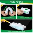 thumbnail image 4 of Duster Refills,Static Dust Removal Brush Disposable Replacement Head Compatible with Swiffer Duster Refills for Electronics, Furniture, Blinds, Ceiling Fans (Blue, 30 PCS), 4 of 8