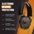 thumbnail image 3 of Walker's Razor Slim Electronic Folding Hearing Protective Muffs (3 Pack), 3 of 10
