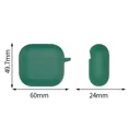 thumbnail image 5 of GadgetCom Replacement Case Compatible with Apple AirPods 4 , Shockproof Silicone Earbuds Pouch Cover With Clip Hook, 5 of 5