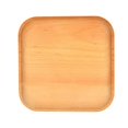 thumbnail image 1 of Storage Tray Multipurpose 4 Shapes Solid Wood Square Rectangle  Ellipse Dinner Breads Plate Home Supplies, 1 of 8