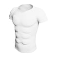 thumbnail image 2 of Decodeary Muscle Enhancer Shirt Padded Bodybuilder Suit For Men Looking Instantly Fit And For Long Time . Padded Muscle Shirt White L, 2 of 6