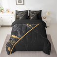 thumbnail image 2 of YST Black Watercolor Bedding Set, Full Size, 7-Piece, 2 of 4