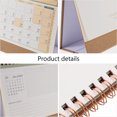 thumbnail image 2 of Desk Calendar 2024 Desk Calendar Ornament Stand Up Flip Calendar Decor Desktop Calendar, 2 of 8