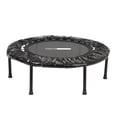 thumbnail image 1 of HolaHatha Foldable Mini Trampoline, 36" Round Portable Fitness Rebounder, Black, 1 of 11