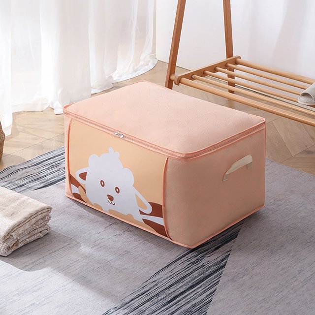 Suncoda Storage A, Quilt Storage Bag Stereoscopic Bedroom Storage Organizer Storage Bag Small