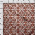 thumbnail image 3 of oneOone Silk Tabby Orange Fabric Block Sewing Craft Projects Fabric Prints By Yard 42 Inch Wide, 3 of 5