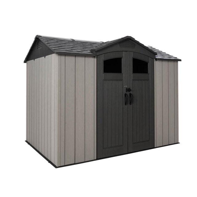Abri de Rangement Extérieur Lifetime 9,5 pi x 7 pi à Entrée Latérale – Solution de Rangement Durable et Résistante aux Intempéries pour Outils, Équipement et Accessoires Extérieurs