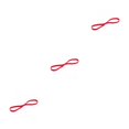 thumbnail image 3 of QualitChoice Bandeau de Sport Extensible Bandeau Réglable Style Simple Élastique Coiffure Accessoires Femmes Hommes pour Yoga Gym Rouge 3Set, 3 of 6
