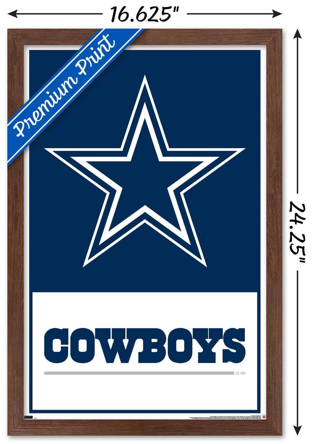NFL Dallas Cowboys- Logo 21 Wall Poster