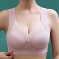 thumbnail image 3 of relayinert Wireless Push-Up Comfortable Bra Posture And Enjoy Wire Free No Back Fat Wide Applications light blue L, 3 of 6