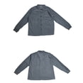 thumbnail image 4 of Erwazi Men's Corduroy Cargo Shacket Tracksuit Set 2 Pieces Lapel Long Sleeve Button Down Jacket and Cargo Pants Set, 4 of 5