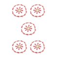 thumbnail image 3 of Ruiboury 100pack/lot Stand Out Unique Tassel DIY Tassel Accessory For Keychain Gifts pink-Gold 5Set, 3 of 6
