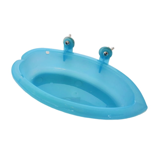 Decodeary Convenient And Practical Bath Tub For Small Birds With Mirror Durable Without mirror 1Set
