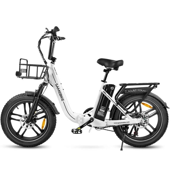 C05 Pro Foldable Electric Bike for Adults, 350W Motor Electric Bicycles, 36V 13Ah Removable Battery, 20" x 4" Tires, Shimano 7-Speed, Dual Suspension, Up to 90KM Range, Black