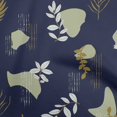 thumbnail image 1 of oneOone Silk Tabby Navy Blue Fabric Abstracts Fabric For Sewing Printed Craft Fabric By The Yard 42 Inch Wide, 1 of 5