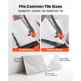 thumbnail image 4 of VEVOR 47.2-Inch Manual Tile Cutter, Spring-Loaded Base Cutting Tool with Adjustable Angle Fence, Tungsten Carbide Cutting Wheel, Precision Alignment Guide, for DIY Pros, Ceramic, Floor, Wall Tiles, 4 of 9