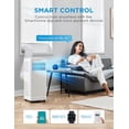 thumbnail image 2 of Midea 8,500 BTU (5,000 BTU SACC) Portable Air Conditioner with Wi-Fi, Dehumidifier & Fan, Cools up to 150 Sq. Ft., Window Kit Included, 2 of 6