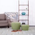 thumbnail image 5 of Office Star OSP Accents Upholstered Nesting Ottoman in Milford Grass, 5 of 5