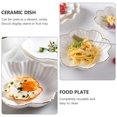thumbnail image 3 of 1pc Ceramic Dish Household Storage Plate Food Serving Dish Food Plate (White), 3 of 8