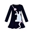 thumbnail image 1 of Robe Fille Coton Décontractée Manches Longues Chat Brodé 3 Ans, 1 of 6