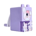 thumbnail image 2 of Fridja Manual Pencil Sharpener Hand Pencil Sharpener Pencil Sharpener for Standard Pencils, Colored Pencils and Makeup Pencils for Classroom, Home, Office Use (Purple), 2 of 6