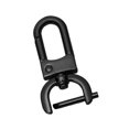 thumbnail image 1 of Detachable Snap Hook Swivel Clasp with Screw Bar Easy Installation Accessories D Black L, 1 of 8