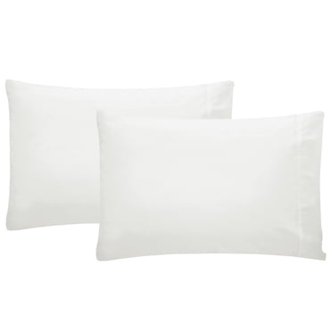 California Design Den 100% Cotton Pillowcases, Pillow Case Set of 2, Luxury 400 Thread Count Sateen Pillowcases, Match with Our 400 Thread Count Sheets