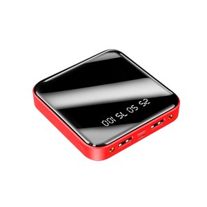 Edgergery Banque d'électricité portative 10000mAh Chargeur portable sans fil avec intégré AC Connecteur 4 Produits USB-C USB-A Et LCD Affichage