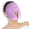 thumbnail image 2 of Microwave Heating Pad for Face – Hot & Cold Gel Ice Pack, Sinus Soothing Mask with Washable Cover, Green, 1pc, 2 of 5