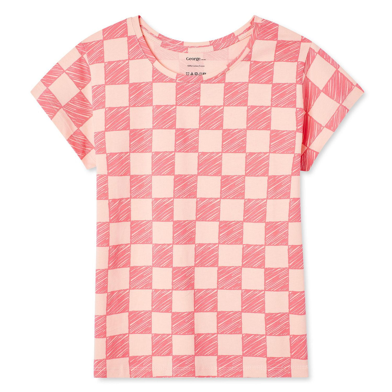 George Girls' Printed Short Sleeve Tee