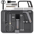 thumbnail image 1 of 15-in-1 Multi-Blade Cutting Tool Set with Woodworking, Metal, Glass Blades, Scissors & Modular Tool Box, 1 of 13