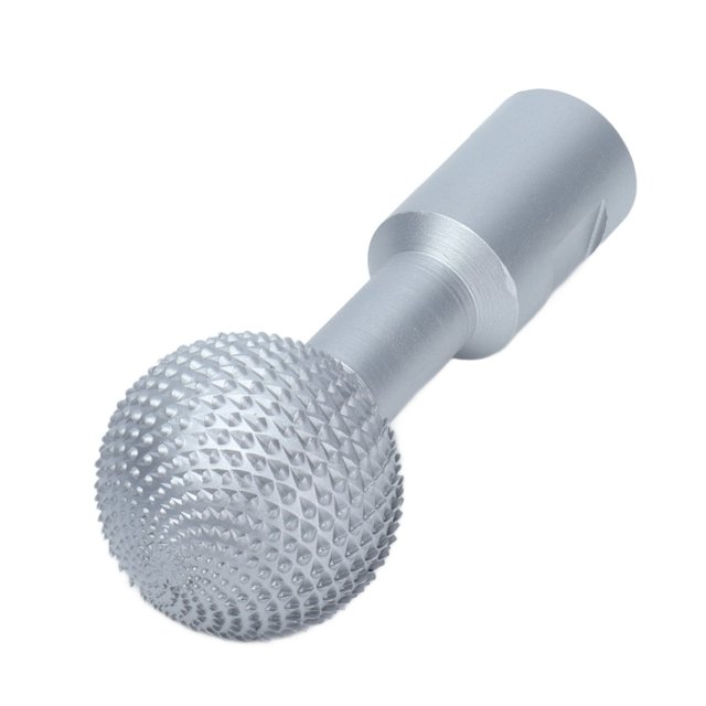File, Excellent 1in Handle OD Carbon Steel Ball Grinding Head Versatile For Wood Carving For Metalwork For Tool Making Silver,Black