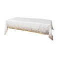 thumbnail image 1 of Up to 65% Off SMihono Gold-knit Disposable Tablecloths | Plastic Tablecloths | White Tablecloths 4pc, 1 of 6