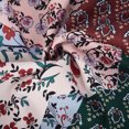 thumbnail image 5 of Jsaierl Womens Boho Print Palazzo Pants Elastic High Waist Drawstring Wide Leg Flowy Pants Plus Size Holiday Straight Leg Pants, 5 of 5