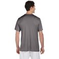 thumbnail image 3 of Hanes Cool DRI TAGLESS Men`s T-Shirt, 3XL, Graphite, 3 of 4