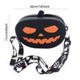 thumbnail image 3 of Halloween Cosmetic Bag Silicone Pumpkin Makeup Pouch for Halloween Parties Trick or Treating Versatile Storage Solution for All Skin Types, 3 of 5