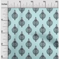 thumbnail image 1 of oneOone Viscose Chiffon Fabric Leaves & Floral Block Decor Fabric Printed BTY 42 Inch Wide, 1 of 4