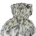 thumbnail image 1 of Plutus PB16428-108x90T Ivory Rabbit Faux Fur Handmade Blanket, Ivory & Gray - 108 x 90 in., 1 of 1