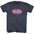 thumbnail image 1 of National Hot Rod Association Logo Navy Heather Adult T-Shirt Xl, 1 of 2