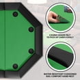 thumbnail image 3 of Professional Poker Tables - 8-Player Poker Table,Foldable & Portable Design with Collapsible Legs & Cup Holders | Ideal for Texas, 3 of 8