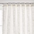 thumbnail image 4 of Bouclair White Nuk Back-Tab/Rod-Pocket Curtain 54x96 in (137x244 cm), 4 of 9