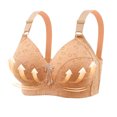thumbnail image 2 of Yuyuzo WirelessBras for Women V Neck Full Coverage Bralettes Seamless Adjustable Strap Push up Bra, 2 of 3