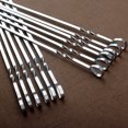 thumbnail image 2 of Techinal 12 Pcs Brochettes de Barbecue BBQ en Acier Inoxydable Aiguilles de Gril Bâtons de Kebab avec Sac, 2 of 7