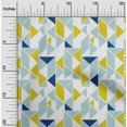 thumbnail image 1 of oneOone Polyester Lycra Fabric Parallelogram & Triangle Geometric Printed Craft Fabric BTY 56 Inch Wide, 1 of 4