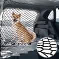 thumbnail image 4 of Car Dog Barrier Net with Hooks Durable Dog Car Safety Barrier Net Reusable Foldable Car Dog Fence Barrier, 4 of 9