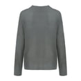 thumbnail image 3 of Lolmot Chandail à Manches Longues Uni pour Femmes, Col Roulé Ample en Tricot, 3 of 7
