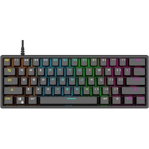 G101 61 touches clavier câblé mécanique RGB clavier PBT rétroéclairage