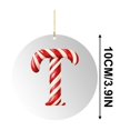 thumbnail image 1 of Candy Cane Ornaments, 26-Pc Acrylic Letter Christmas Tree Decorations with Classic Holiday Symbols, 1 of 5
