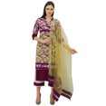 thumbnail image 2 of Atasi Straight Designer Kurta With Short Palazzo Pant Salwar Kameez With Dupatta, 2 of 4