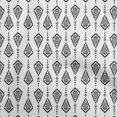 thumbnail image 1 of oneOone Georgette Viscose White Fabric Asian Floral Block Craft Projects Decor Fabric Printed By The Yard 42 Inch Wide, 1 of 3
